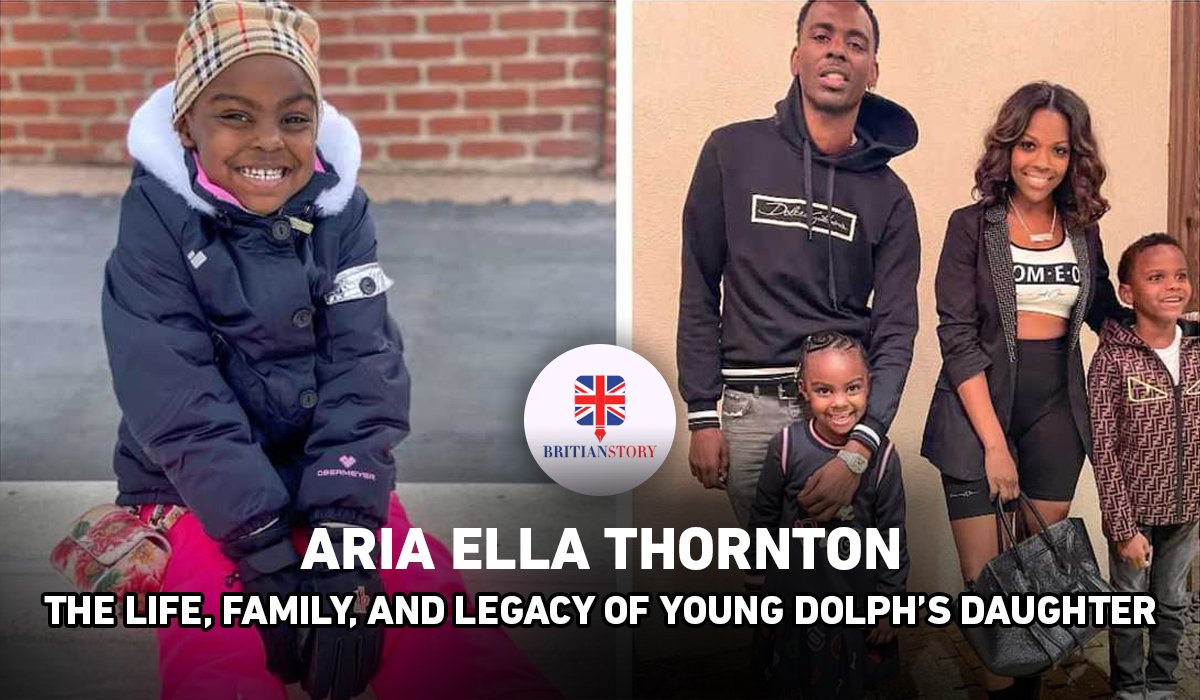 Aria Ella Thornton with her family
